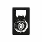 Metal beer opener - 60 jaar