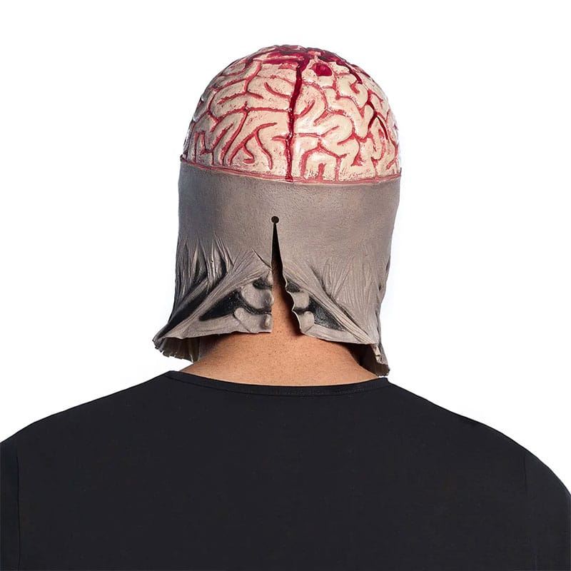 Latex Hoofdmasker Met Rits - Rood Rubberen Kap, 0,4 Mm Dik, Handgemaakt Voor Cosplay En Feesten