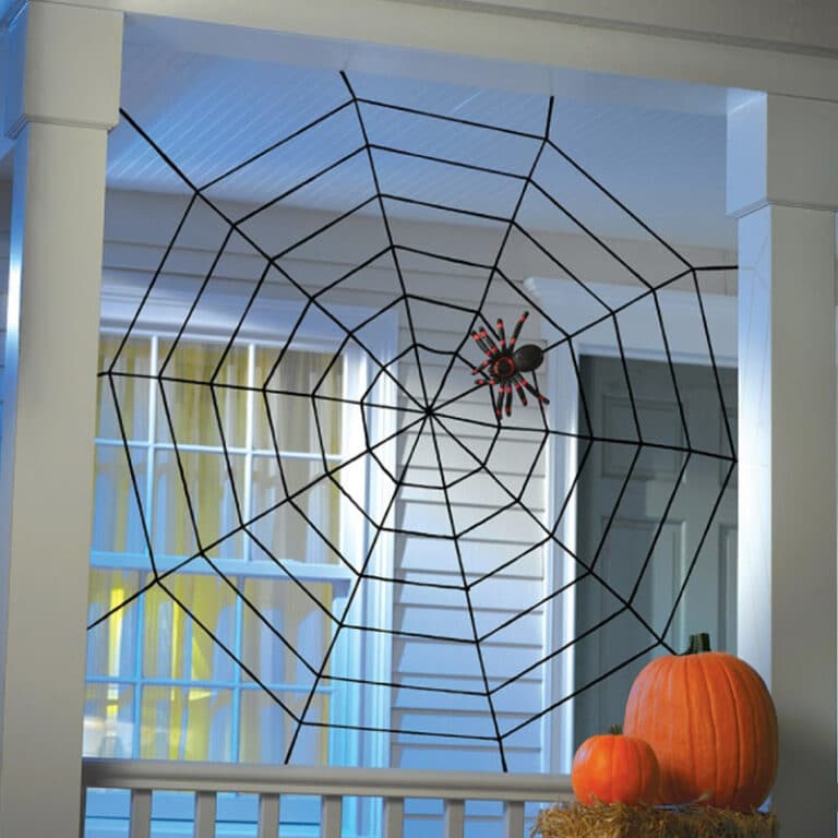 Halloween spinnen en spinnenwebben