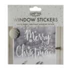 Let it Snow - Raamsticker Merry Christmas