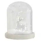Stolp winter scene met verlichting