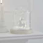 Stolp winter scene met verlichting