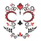 Gezicht decoratie - Catrina