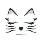 Gezicht decoratie - Cat Glitter