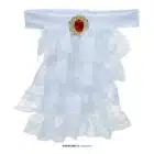 Wit kanten Jabot
