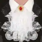 Wit kanten Jabot