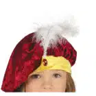 Pietenpak rood / geel kind baret