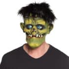 Latex hoofdmasker Creepy monster met haar