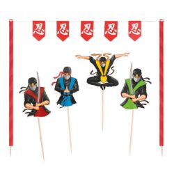 Taartdecoratie kit Ninja