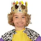Kinderkostuum drie koningen paars geel kraag Kinderkostuum drie koningen paars geel kraag