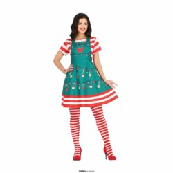 Foute dames kerstjurk groen Foute dames kerstjurk groen