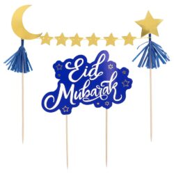 Taartdecoratie kit 'Eid Mubarak'