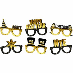 Brillen Papier - BlackGold HNY - 6 stuks