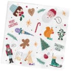 Servetten - Kerstsymbolen - Holly Jolly - 33 x 33 cm - 20 stuks