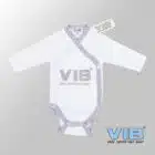 Rompertje (overslag) Luxe Katoen - VIB (Wit)