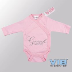 Rompertje (overslag) Luxe Katoen - Gooisch Meisje (Roze)