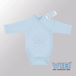 Rompertje (overslag) Luxe Katoen - A STAR is Born (Blauw)