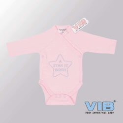 Rompertje (overslag) Luxe Katoen - A STAR is Born (Roze)