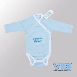 Rompertje (overslag) Luxe Katoen - Droom Prins (Blauw)