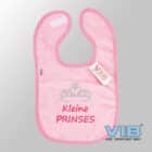 Slabbetje Luxe velours - Kleine Prinses (Roze)