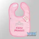 Slabbetje Luxe velours - Kleine Prinses (Roze)