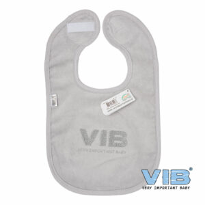 Slabbetje Luxe velours - VIB Silver