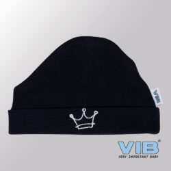 Muts rond - Kroontje (Navy Blauw)