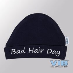 Muts rond - Bad Hair Day (Navy Blauw)
