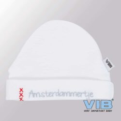 Muts rond - Amsterdam XXX (Wit)