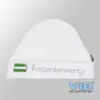 Muts rond - Rotterdammertje (Wit)
