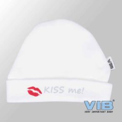 Muts rond - Kiss me (Wit)