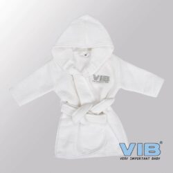 Badjas voor kinderen Luxe Katoen - VIB (Wit-Zilver) Badjas voor kinderen Luxe Katoen - VIB (Wit-Zilver)