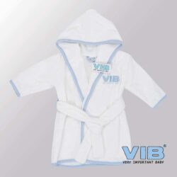 Badjas voor kinderen Luxe Katoen - VIB (Wit-Licht Blauw) Badjas voor kinderen Luxe Katoen - VIB (Wit-Licht Blauw)