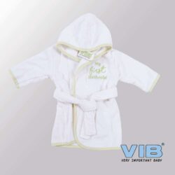Badjas voor kinderen Luxe Katoen - My First Bathrobe (Wit-Mint) Badjas voor kinderen Luxe Katoen - My First Bathrobe (Wit-Mint)
