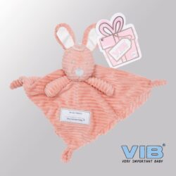 Knuffeldoekje Konijn - Curduroy Oud Roze
