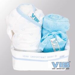 Giftset Commodemandje - Boy Blanket Blue