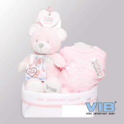 Giftset Commodemandje - Girl Bear Pink