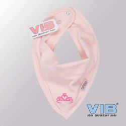 Bandana slab Luxe velours - Kroontje (Roze) Bandana slab Luxe velours - Kroontje (Roze)