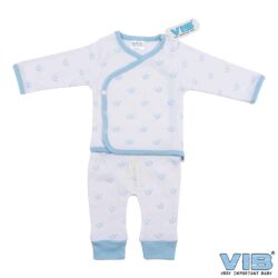 2-Delig setjes - Kroontje (Blauw)