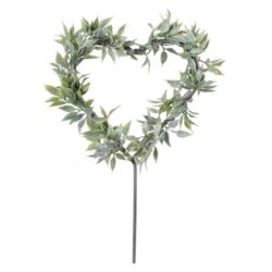 Hartvormige taarttopper saliebladeren