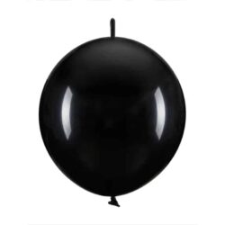 Zwarte linking balloons - 33 cm - 20 stuks Zwarte linking balloons - 33 cm - 20 stuks