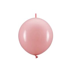 Licht roze linking balloons - 33 cm - 20 stuks