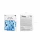 Licht blauwe linking balloons - 33 cm - 20 stuks