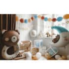 Licht blauwe linking balloons - 33 cm - 20 stuks