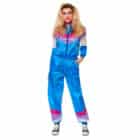 Blauw 80's dames trainingspak