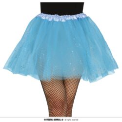 Glitter tutu sky blue - 40 cm