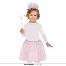 Roze mermaid verkleedset - diadeem, tutu, staf