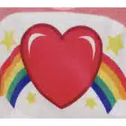 Jumpsuit regenboogbeertje baby regenboog hart op de borst