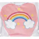 Jumpsuit regenboog baby unicorn detail borst