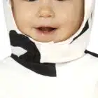 Jumpsuit baby koe sluiting hoodie